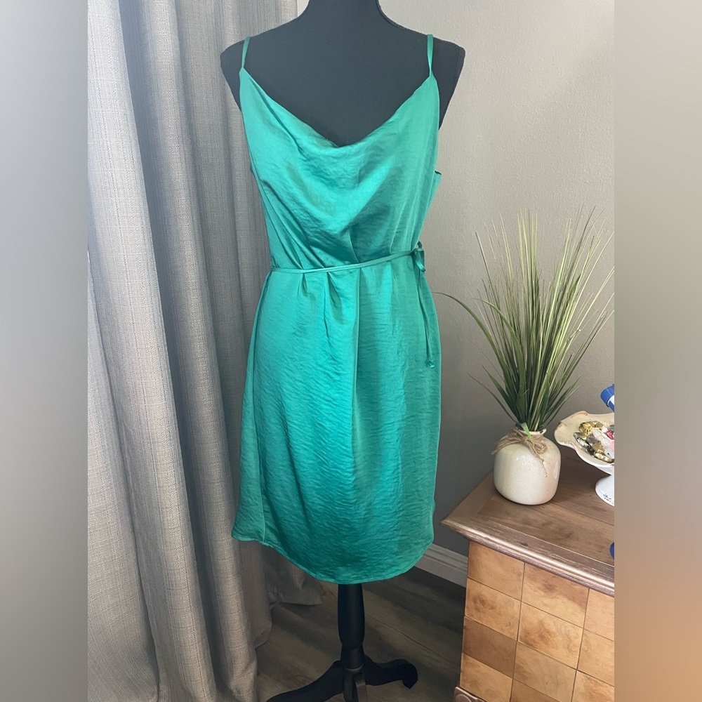 Perfect skily satin dress Size L